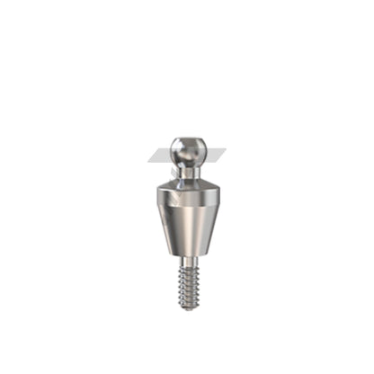 Straight Ball Attachment – Narrow Platform Conical Connection