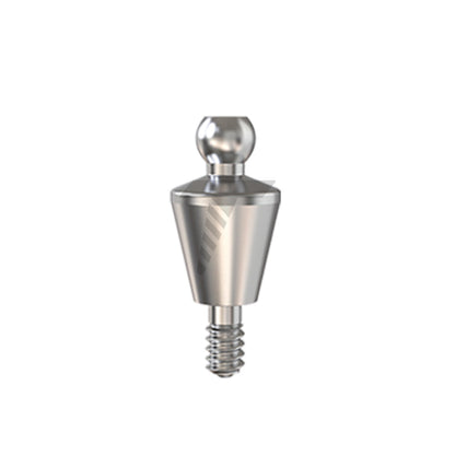 Straight Ball Attachment – Regular Platform Conical Connection