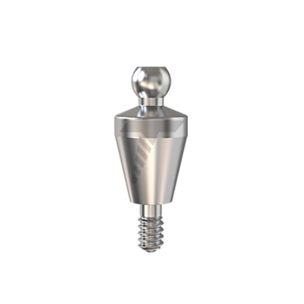 Straight Ball Attachment – Regular Platform Conical Connection