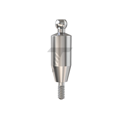 Straight Ball Attachment – Narrow Platform Conical Connection