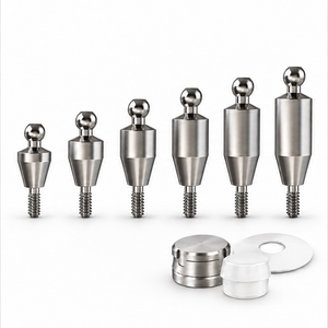 Straight Ball Attachment Set – Narrow Platform Conical Connection