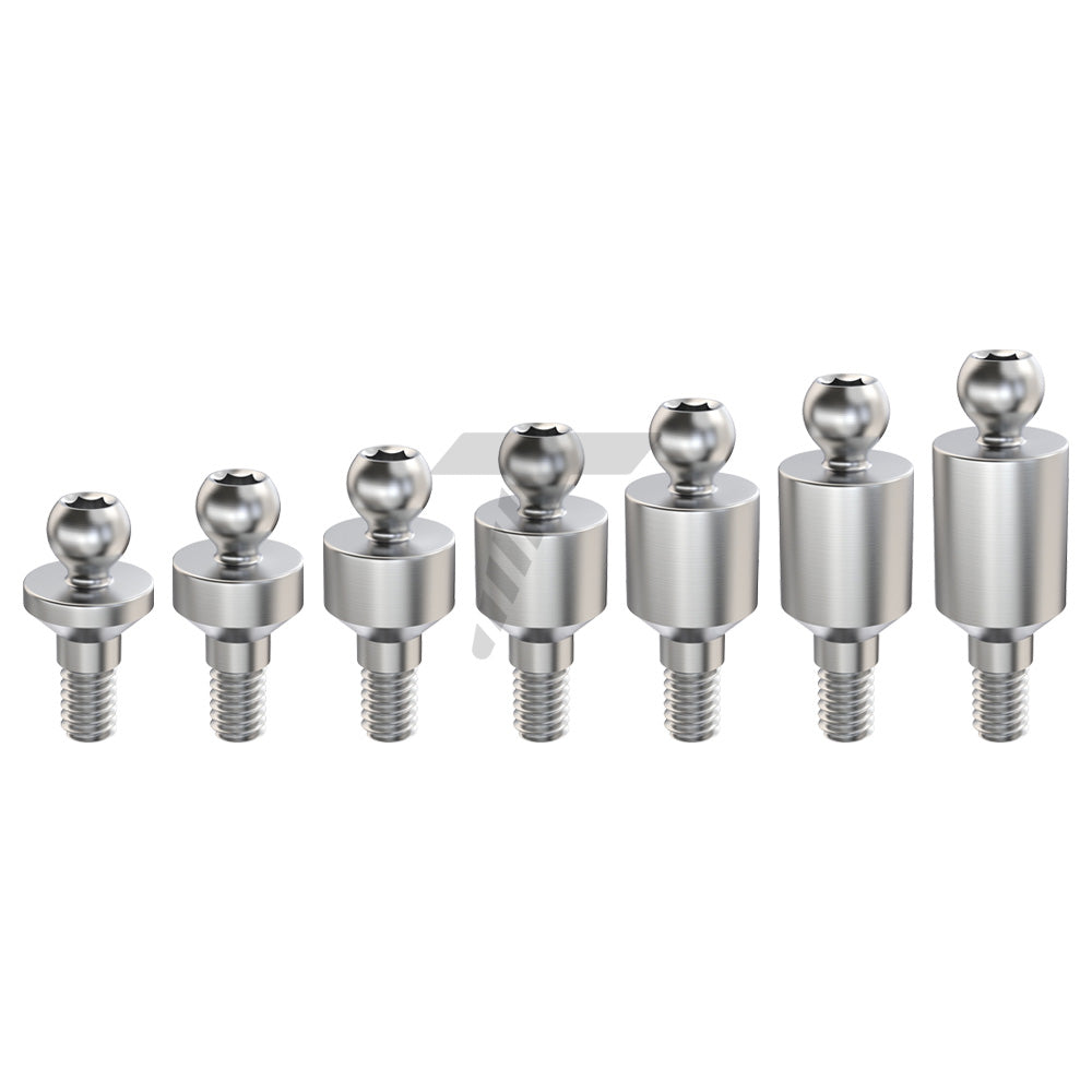 Straight Ball Attachment – Internal Hex 2.42mm