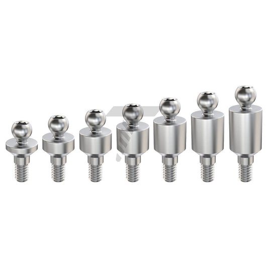 Straight Ball Attachment – Internal Hex 2.42mm