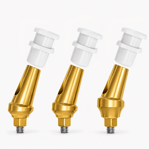 25° Angulated Anatomic Closed Tray Snap-On Transfer Abutment for AB Dent® Internal Hex Standard Platform